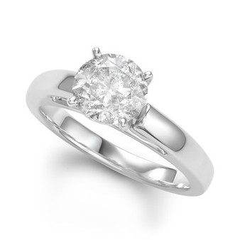 Diamond Solitaire Engagement Ring (2 ct. t.w.) in 14k White Gold