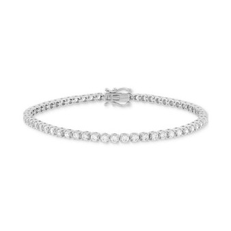 Lab Grown Diamond Tennis Bracelet (3 ct. t.w.) in 14k White Gold