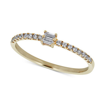 Diamond Baguette Ring (1/4 ct. t.w.) in 14k Gold