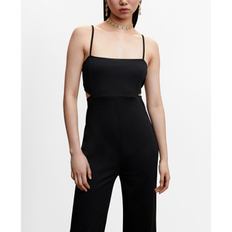 Women's Cut-Out Detail Long Jumpsuit