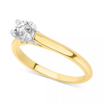 Diamond Solitaire Engagement Ring (1/3 ct. t.w.) in 14k Gold