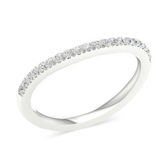 Diamond Wedding Band (1/5 ct. t.w.) in 14k White Gold