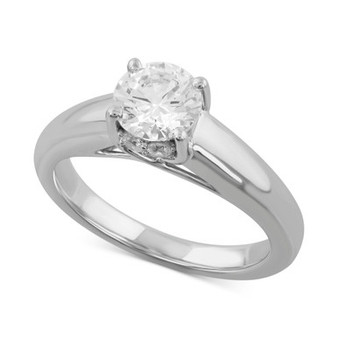 Diamond Solitaire Engagement Ring (1 ct. t.w.) in 14k White Gold