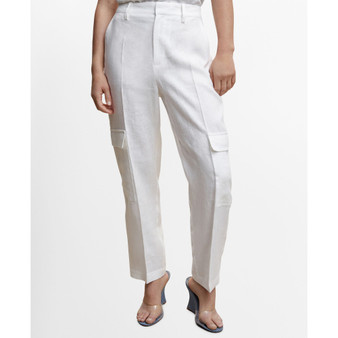 Women's Linen Cargo Pants