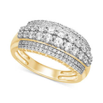 Diamond Multirow Anniversary Band (1 ct. t.w.) in 14k Gold