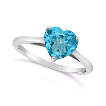 Amethyst (1-5/8 ct. t.w.) Ring in Sterling Silver. Also Available in Blue Topaz