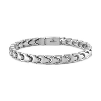 Men's Link Bracelet in Stainless Steel