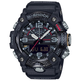 Men's Analog-Digital Connected Mudmaster Black Resin Strap Watch 53.1mm