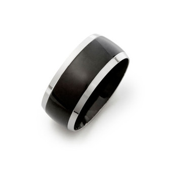 Men's Steel Lined Band Ring