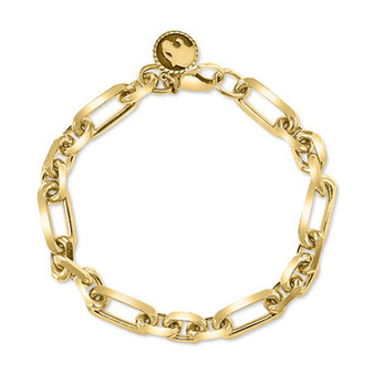 EFFY® Men's Open Link Bracelet in 14k Gold-Plated Sterling Silver
