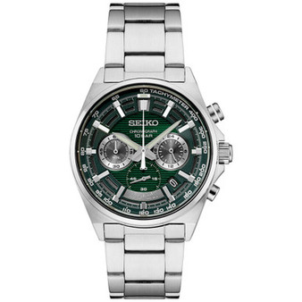 Men's Chronograph Essentials Stainless Steel Bracelet Watch 41mm