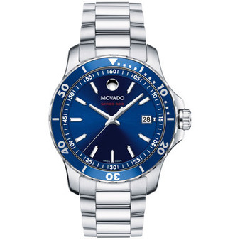 Men's Swiss Series 800 Stainless Steel Bracelet Diver Watch 40mm