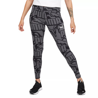 Women's Mid-Rise Abstract-Logo Pull-On Leggings