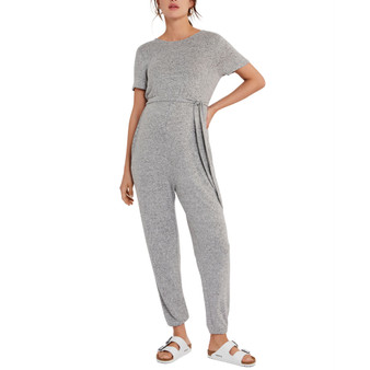 Reversible Hacci Knit Maternity Jumpsuit