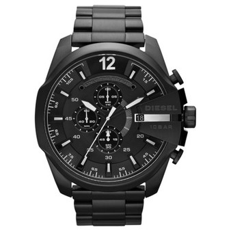 Men's Chronograph Black Ion-Plated Stainless Steel Bracelet Watch 51mm DZ4283