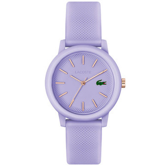 Unisex L.12.12 Lavender Silicone Strap Watch 36mm