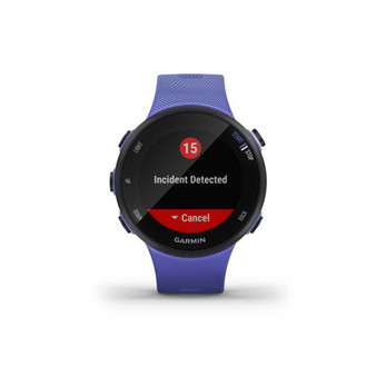 Unisex Forerunner 45 Small Blue Silicone Strap Smart Watch 26.3mm