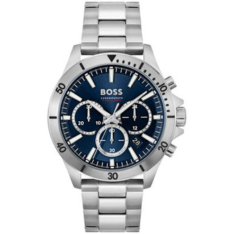Men's Chronograph Troper Stainless Steel Bracelet Watch 45mm