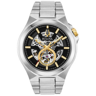 Men's Automatic Maquina Stainless Steel Bracelet Watch 46mm
