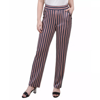 Petite Wide Waist Pull On Pants