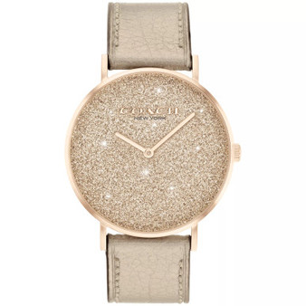 Women's Perry Leather Strap Watch, 36mm