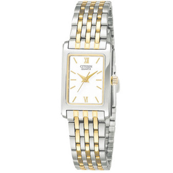 Women's Two Tone Stainless Steel Bracelet Watch 18mm EJ5854-56A