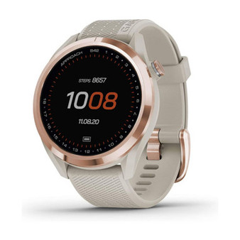 Unisex Approach S42 Rose Gold- Tone, Light Sand Metal Band Watch, 45mm