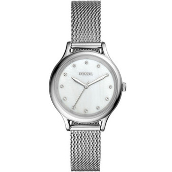 Women's Laney Three Hand Stainless Steel Mesh Watch 34mm