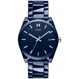 Men's Element Blue Ceramic Bracelet Watch 44mm