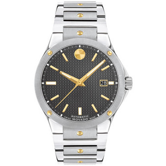 Men's Swiss Automatic Sports Edition Stainless Steel & Gold PVD Bracelet Watch 41mm