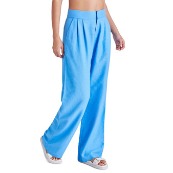 Women's Isabella Ultra Fine Pleated Wide-Leg Pants