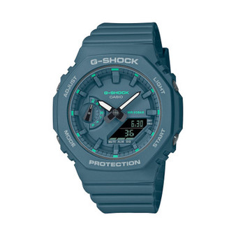 Unisex Analog-Digital Teal Resin Watch, 42.9mm, GMAS2100GA3A