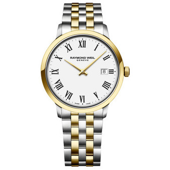 Men's Swiss Toccata Two-Tone Stainless Steel Bracelet Watch 39mm