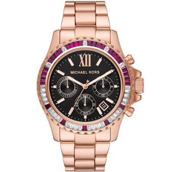 Women's Everest Chronograph Rose Gold-Tone Stainless Steel Bracelet Watch 42mm