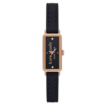 Women's Rosedale Three Hand Quartz Navy Blue Leather Watch 32mm