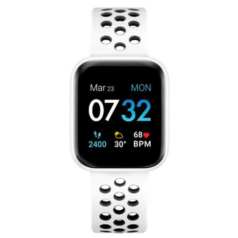 Air 3 Unisex Heart Rate White Strap Smart Watch 40mm