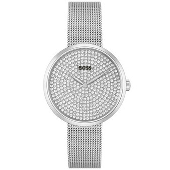 Women's Praise Silver-Tone Stainless Steel Bracelet Watch, 36mm