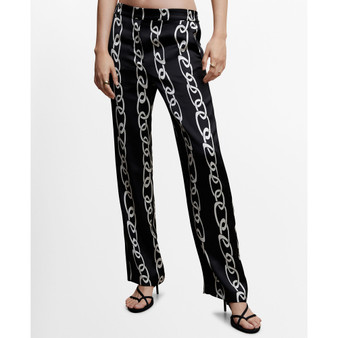 Women's Chain Print Trousers