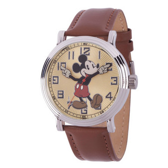 Disney Mickey Mouse Men's Silver Vintage Alloy Watch