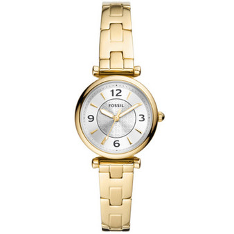 Women's Carlie Sport Mini Three Hand, Gold Tone Stainless Steel Bracelet Watch 28mm