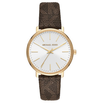 Women's Pyper Brown Logo Strap Watch 38mm