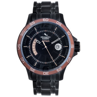 Men's Hurricane Black Ion-Plated Stainless Steel Bracelet Watch 46mm