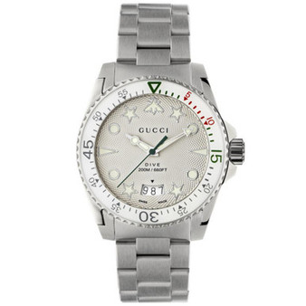 Men's Swiss Dive Stainless Steel Bracelet Watch 40mm