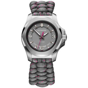 Swiss Army Women's I.N.O.X. V Gray Paracord Strap Watch 37mm