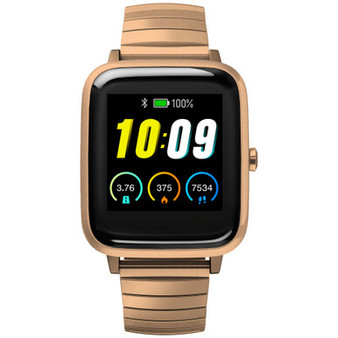 Women's Iconnect Active+ with Rose-Gold Tone Expansion Bracelet Smart Watch, 38 mm