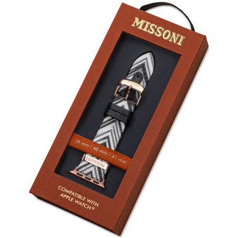 Zigzag Multicolor Leather Strap for Apple Watch® 38mm/40mm