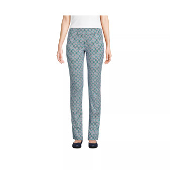 Women's Tall Starfish Mid Rise Slim Leg Elastic Waist Pull On Pants