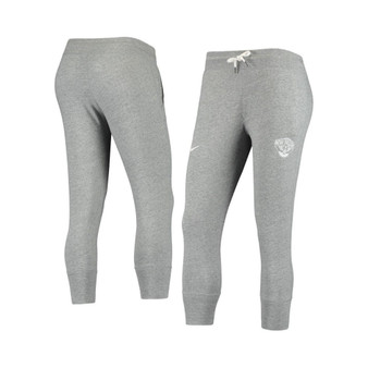 Women's Heathered Gray New Orleans Pelicans Gym Vintage-Like Capri Pants