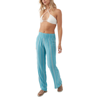 Juniors' Johnny Beach Striped Pull-On Pants