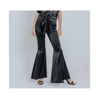 Kali High Waisted Flare  Women's Pants Black